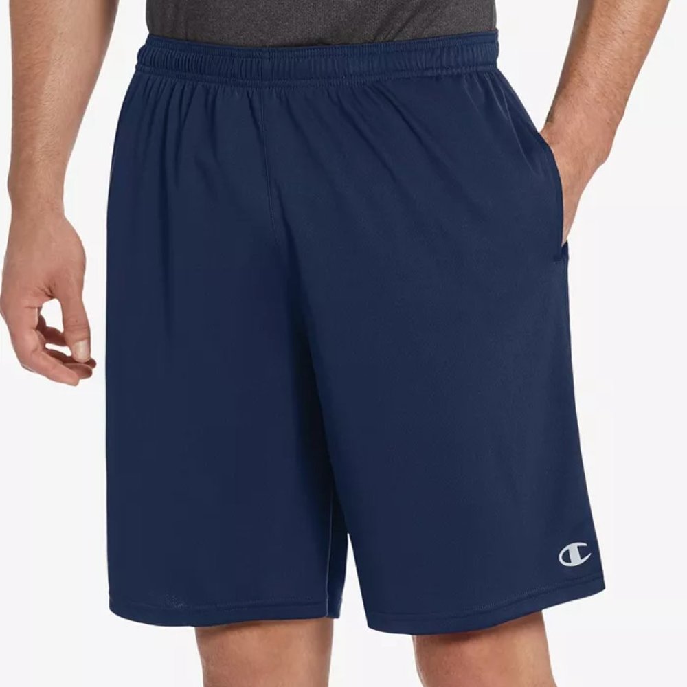 Champion Men's Double Dry Cross-Training 10" Shorts, Navy, Small*NEW*